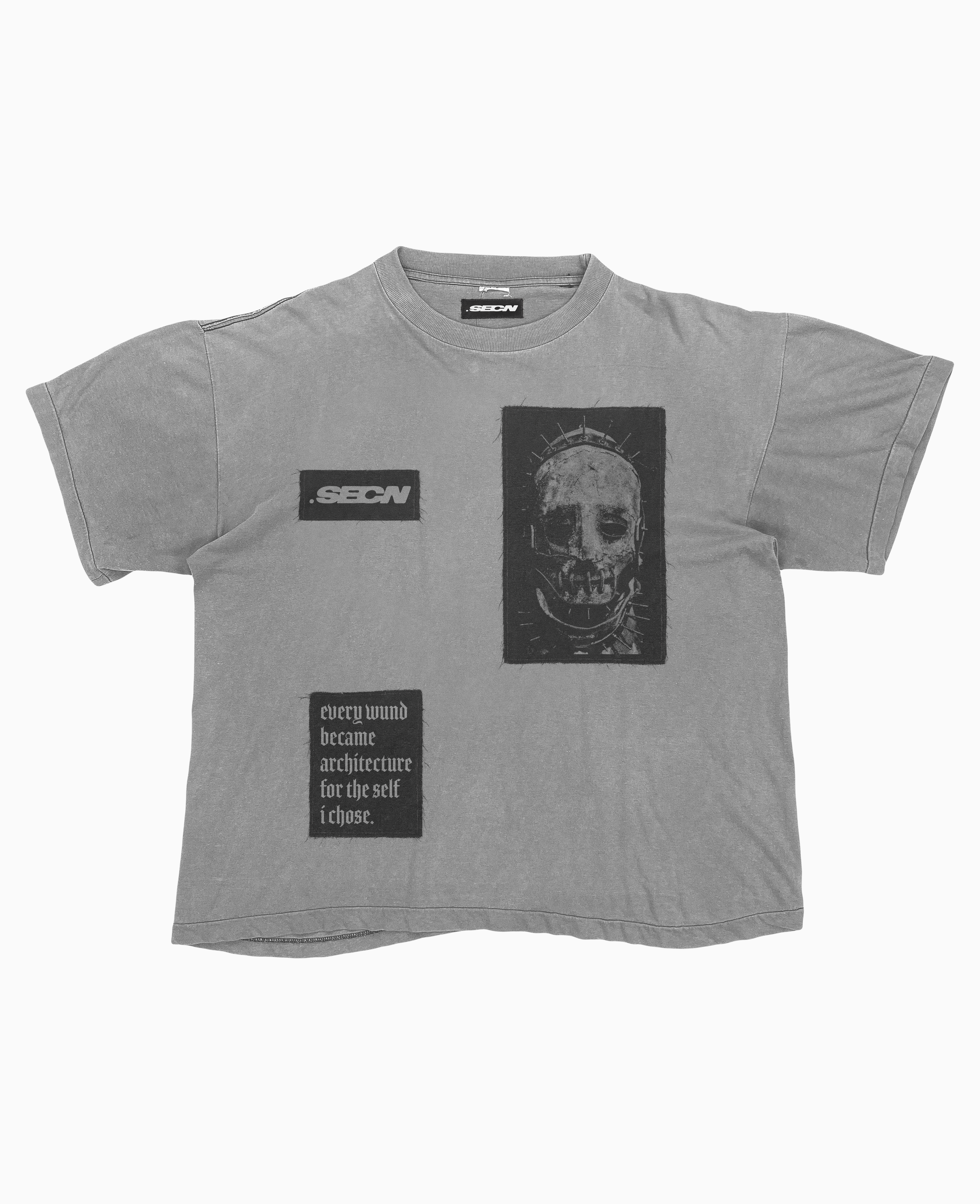 XD0183 BOXY TEE [GREY]